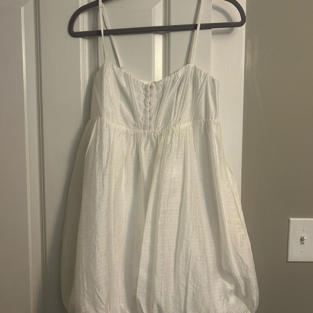 Elegant White Women's Dress